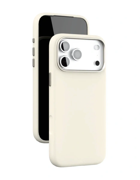 Чехол защитный VLP Aster Pro Case с MagSafe для iPhone 17 Pro Max, белый